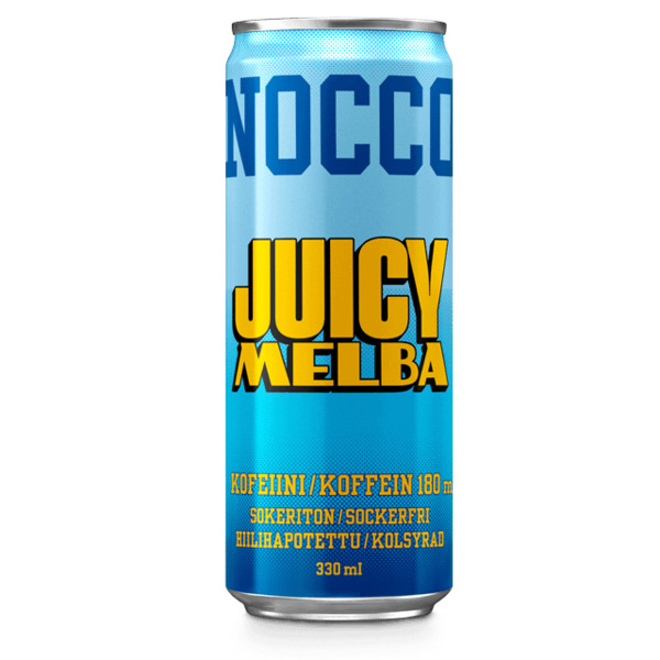 NOCCO BCAA Juicy Melba -energiajuoma 330ml 24-pack
