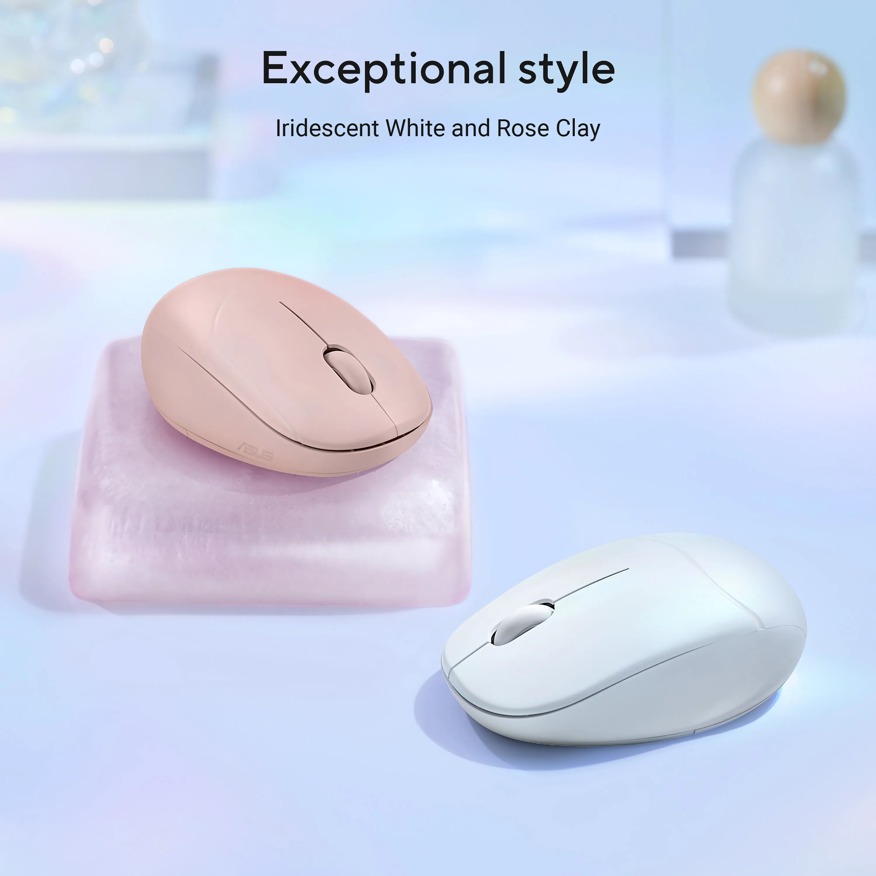 ASUS Fragrance Mouse MD101 tr&aring;dl&ouml;s mus, vit