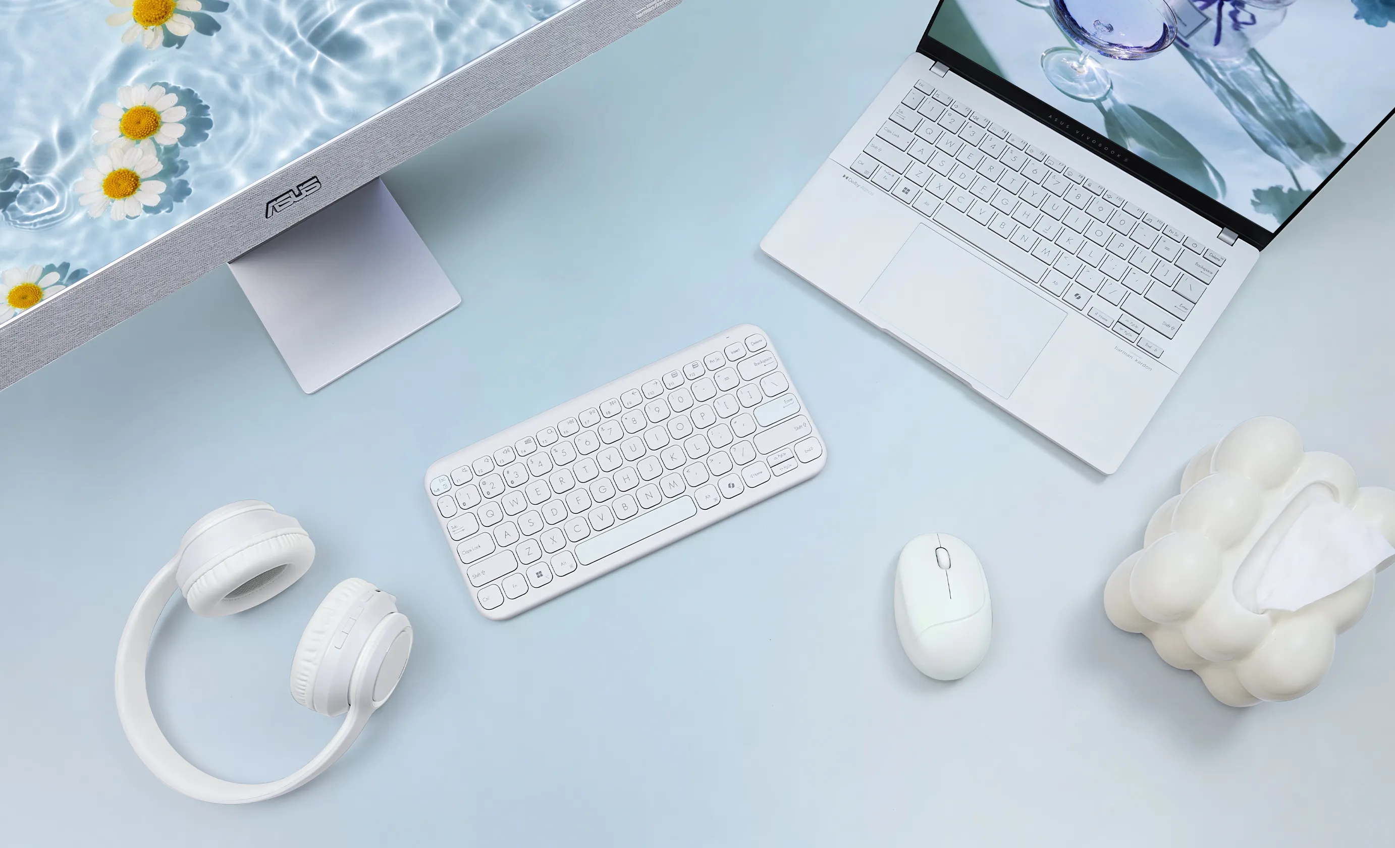 ASUS Fragrance Mouse MD101 tr&aring;dl&ouml;s mus, rosa