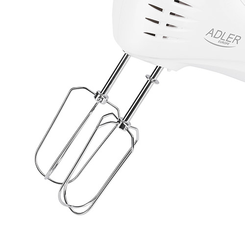 Adler AD 4212 300W Hand Mixer, Red, White