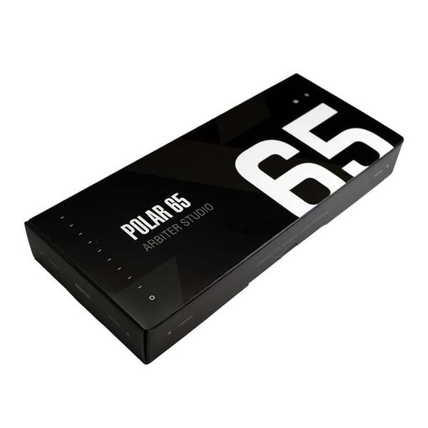 Arbiter Polar 65 HE mekaniskt speltangentbord, Fuji Dual-Rail Magnetic, svart