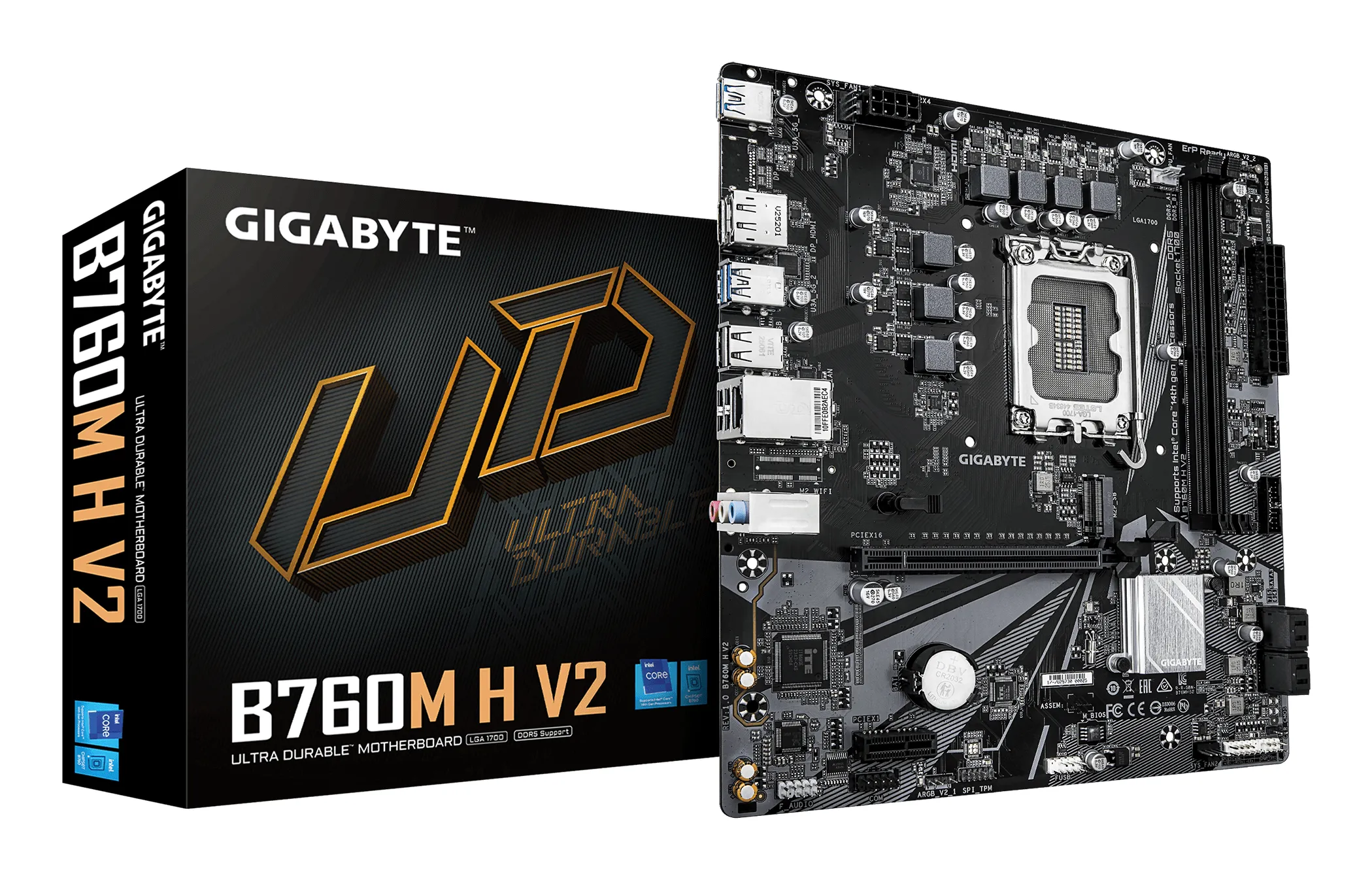 Gigabyte B760M H V2 DDR5 LGA1700 mATX Motherboard