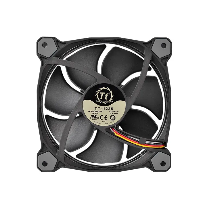 Thermaltake Riing 12 LED RGB high performance, 120mm -kotelotuuletin, musta