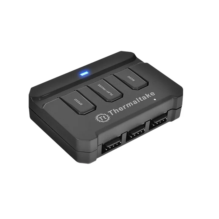 Thermaltake Riing 12 LED RGB high performance, 120mm -kotelotuuletin, musta