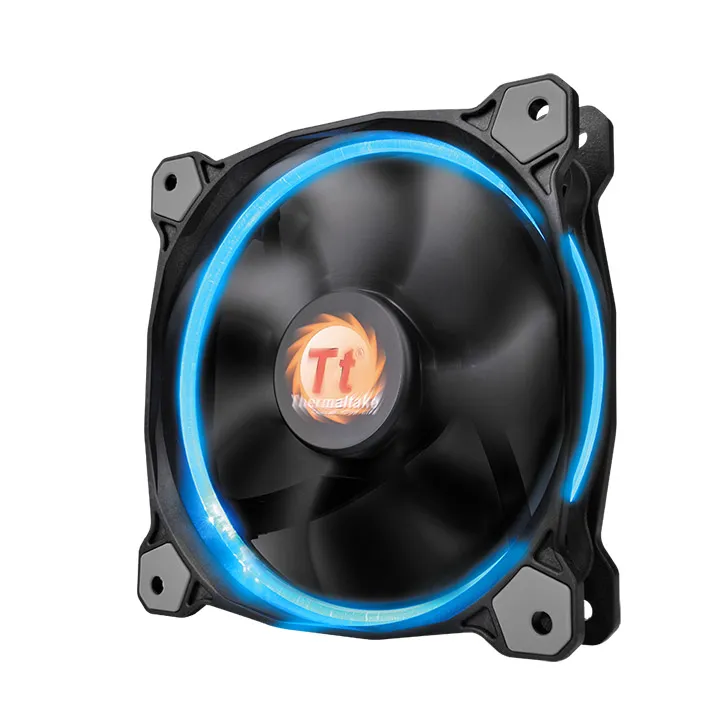 Thermaltake Riing 12 LED RGB high performance, 120mm -kotelotuuletin, musta