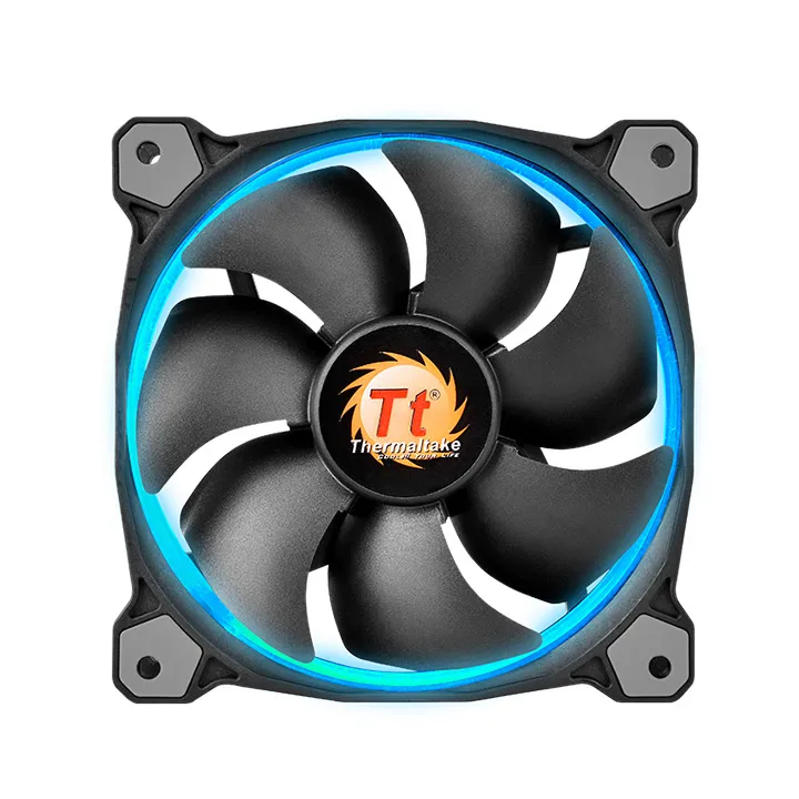 Thermaltake Riing 12 LED RGB high performance, 120mm -kotelotuuletin, musta