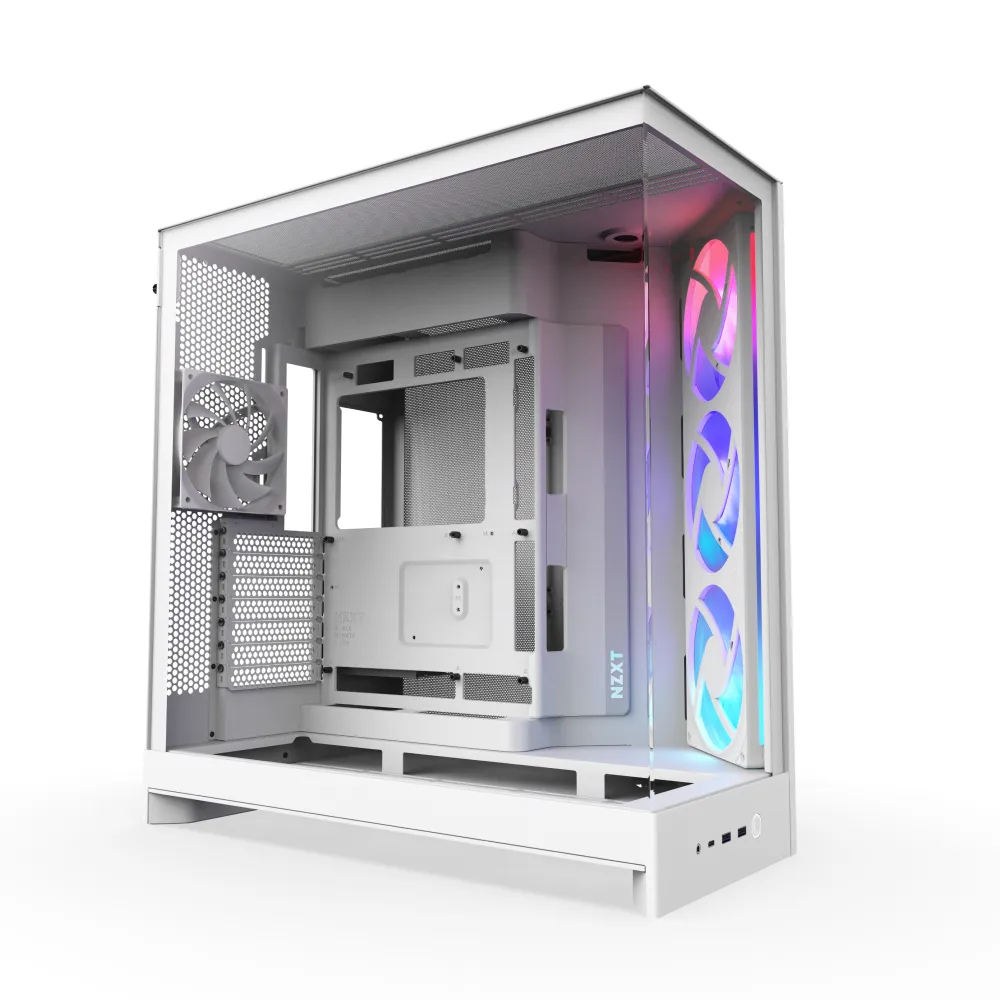 NZXT H9 Flow RGB (2025) -miditornikotelo, Valkoinen