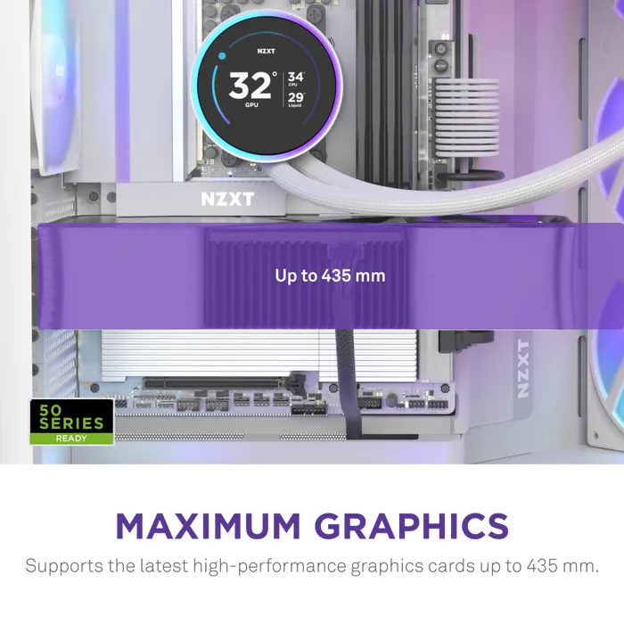 NZXT H9 Flow RGB (2025) - midi tower, White