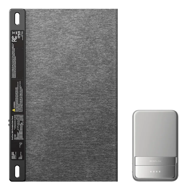 EcoFlow 28 W b&auml;rbar solpanel