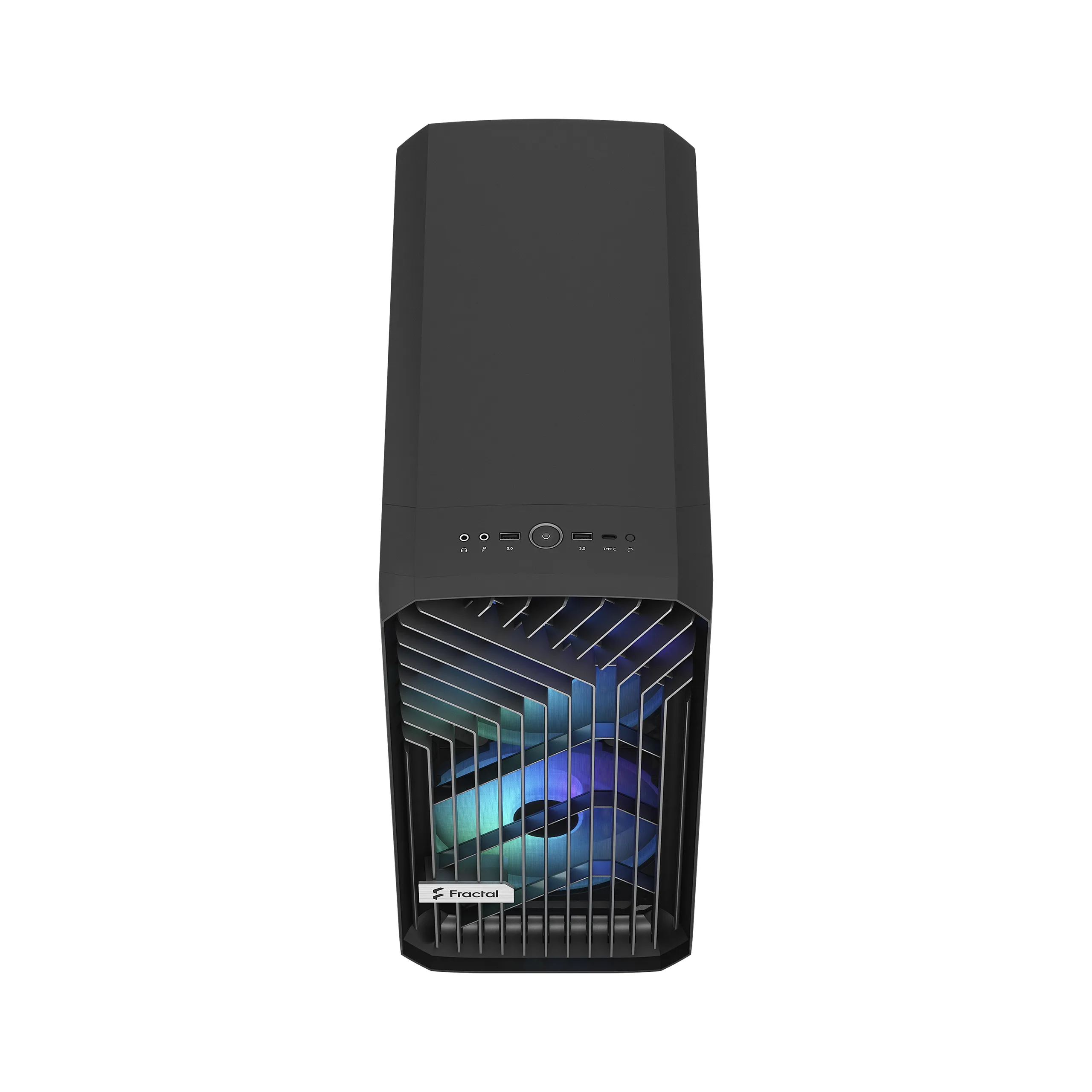 Fractal Design Torrent Compact RGB - Mini Tower chassi med f&ouml;nster, Black / Light Tint