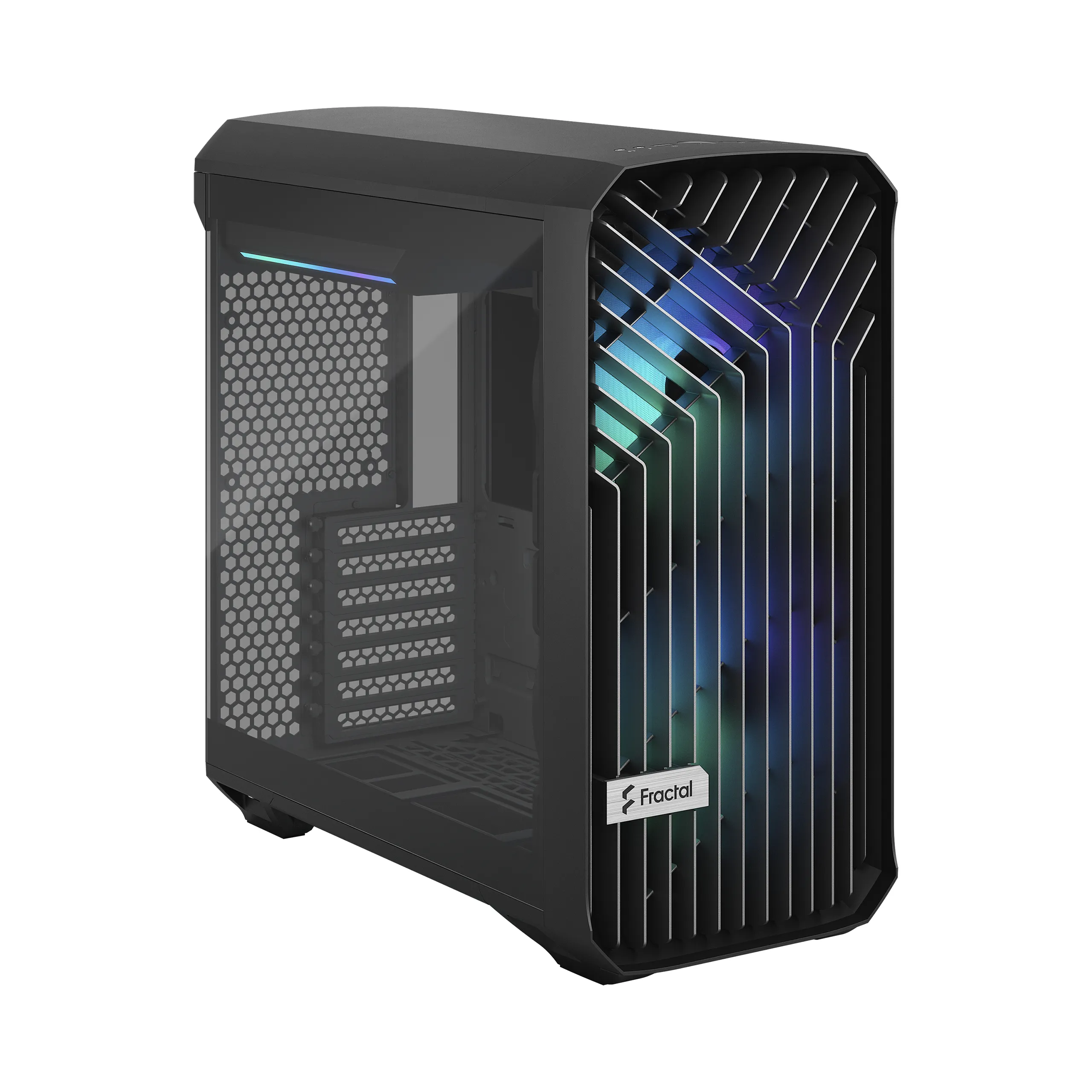 Fractal Design Torrent Compact RGB - Mini Tower chassi med f&ouml;nster, Black / Light Tint