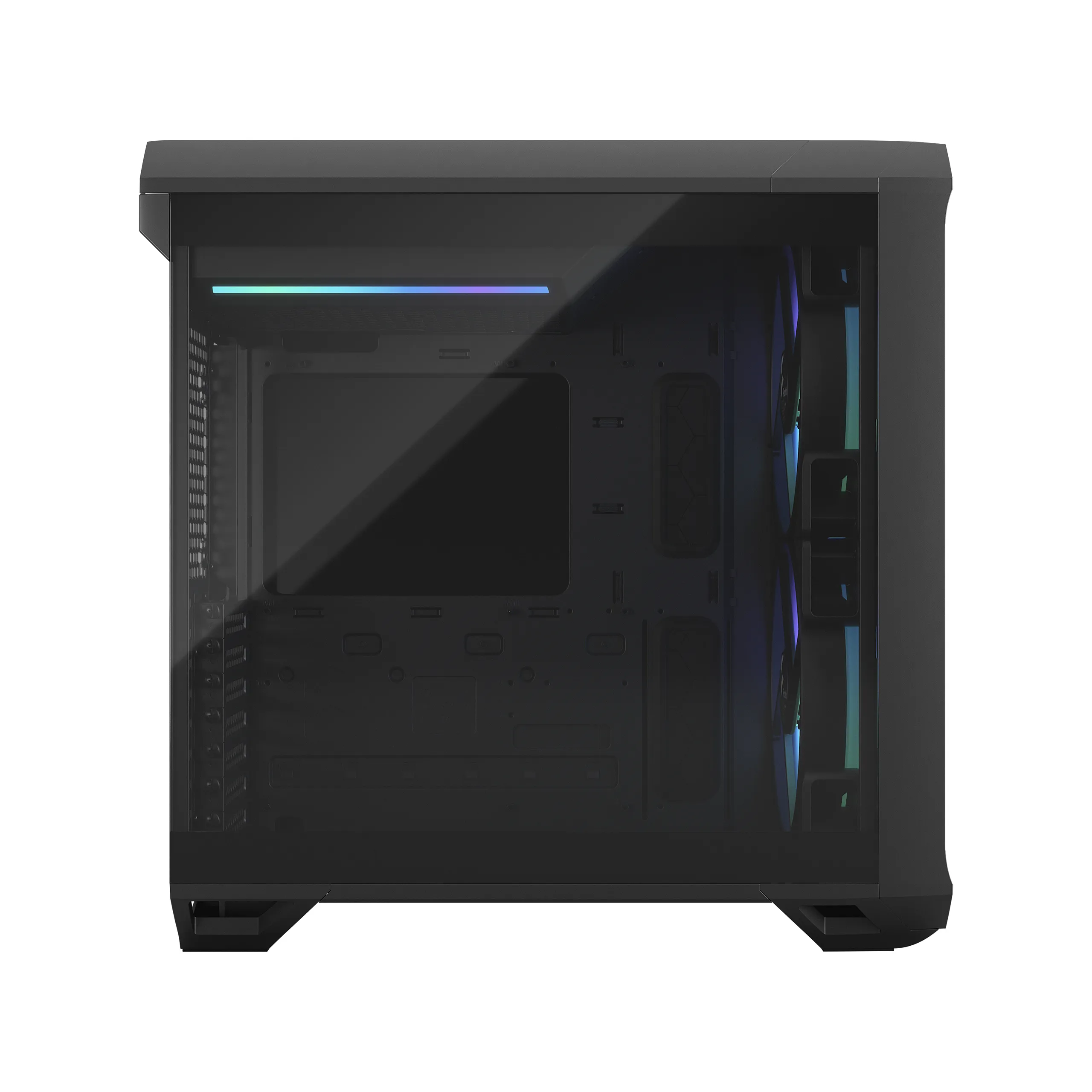 Fractal Design Torrent Compact RGB - Mini Tower chassi med f&ouml;nster, Black / Light Tint