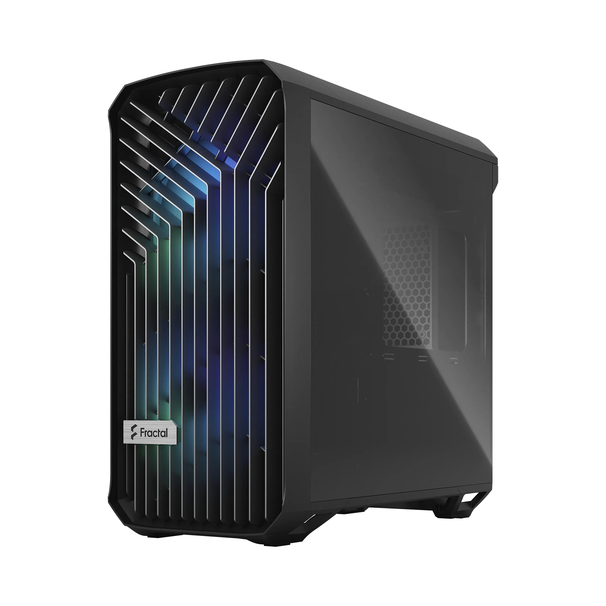 Fractal Design Torrent Compact RGB - Mini Tower chassi med f&ouml;nster, Black / Light Tint
