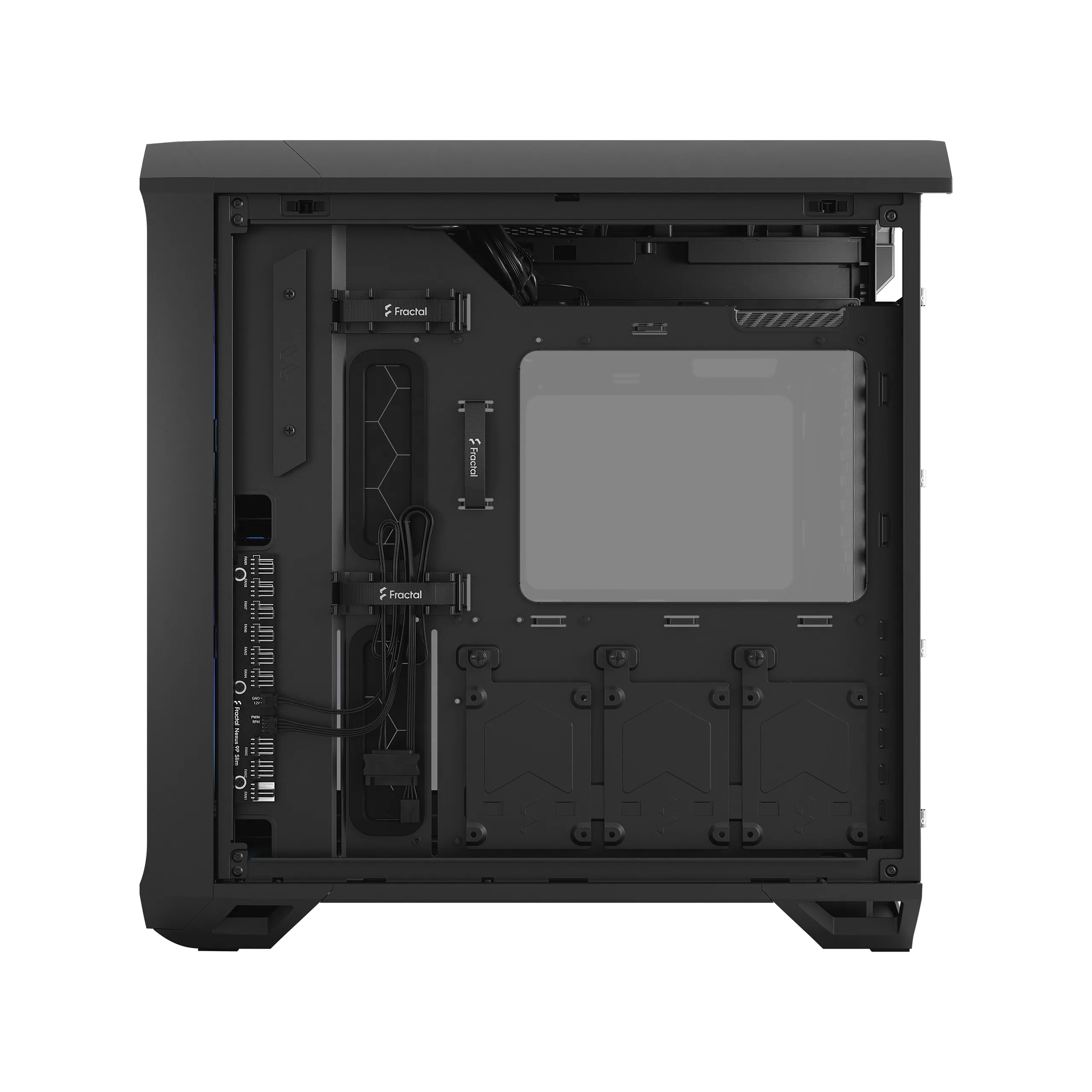 Fractal Design Torrent Compact RGB - Mini Tower chassi med f&ouml;nster, Black / Light Tint