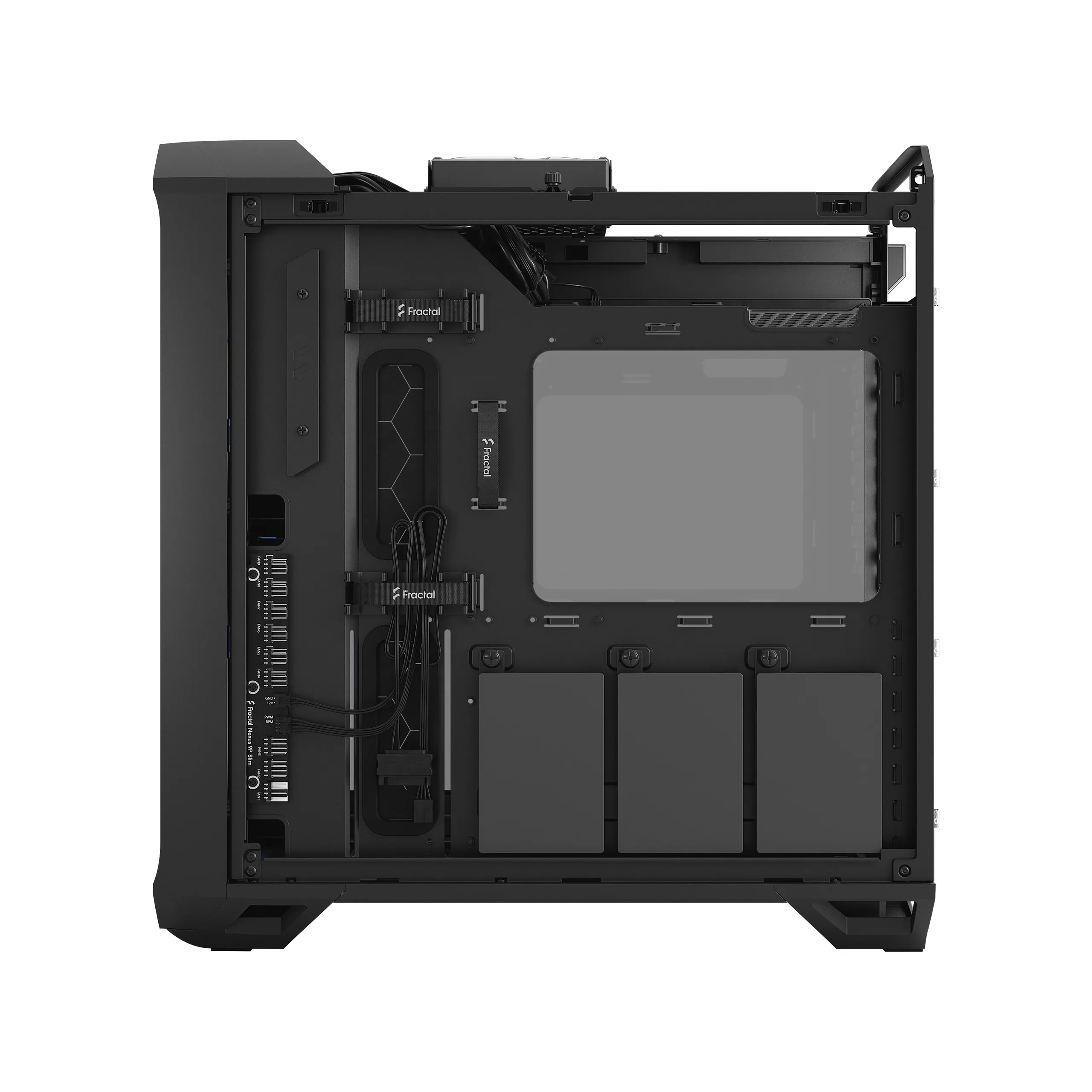 Fractal Design Torrent Compact RGB - Mini Tower chassi med f&ouml;nster, Black / Light Tint