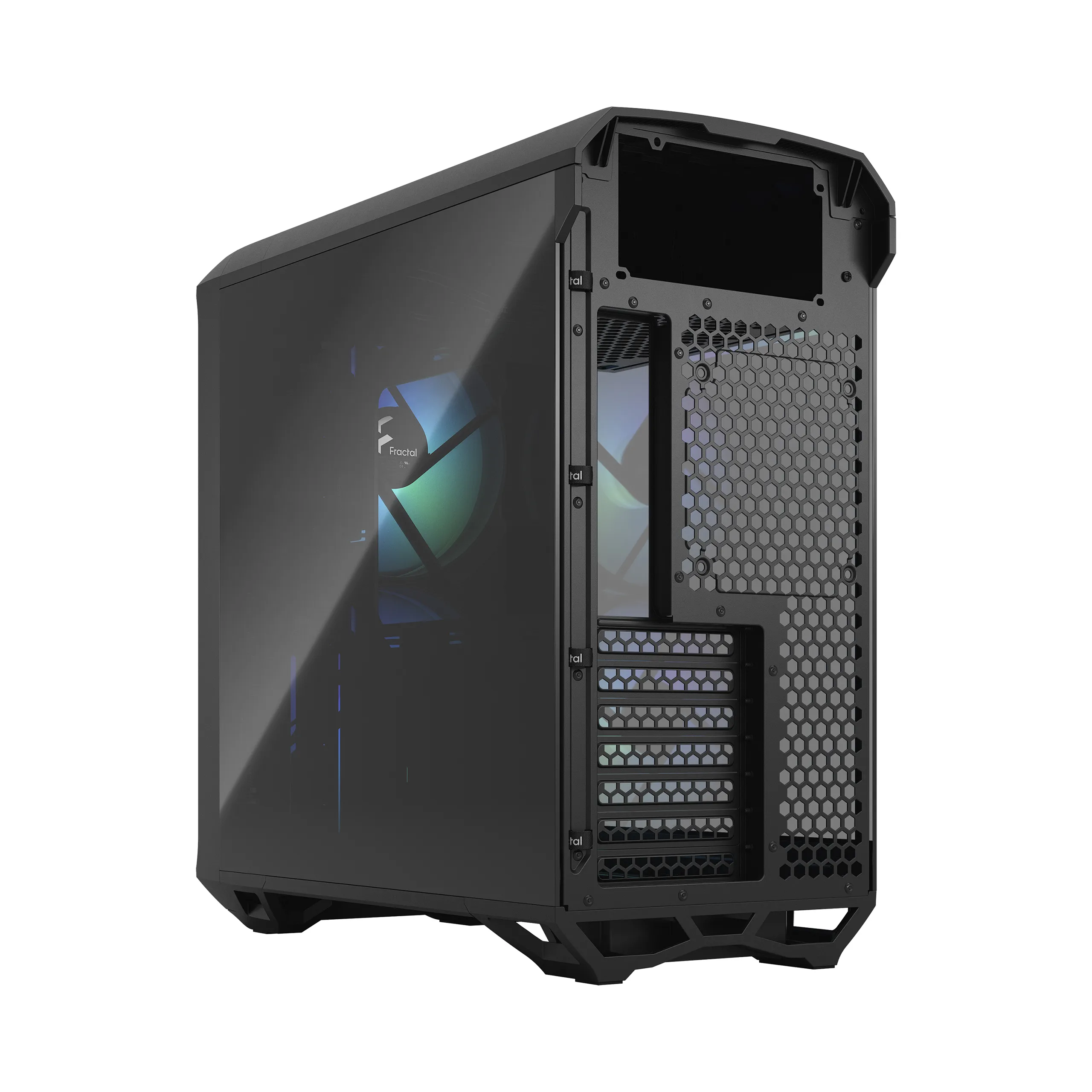 Fractal Design Torrent Compact RGB - Mini Tower chassi med f&ouml;nster, Black / Light Tint