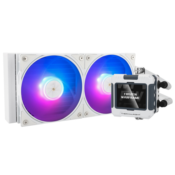 Thermalright Frozen Warframe 240 ARGB AIO LCD - v&auml;tskekylare, Vit
