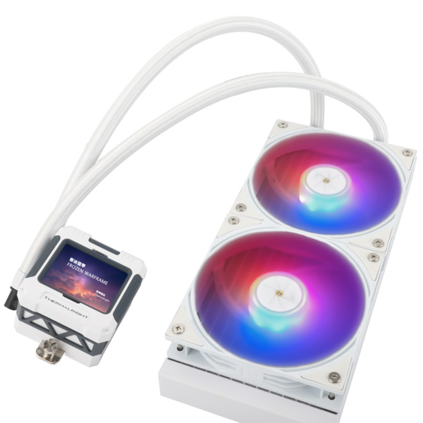Thermalright Frozen Warframe 240 ARGB AIO LCD - v&auml;tskekylare, Vit