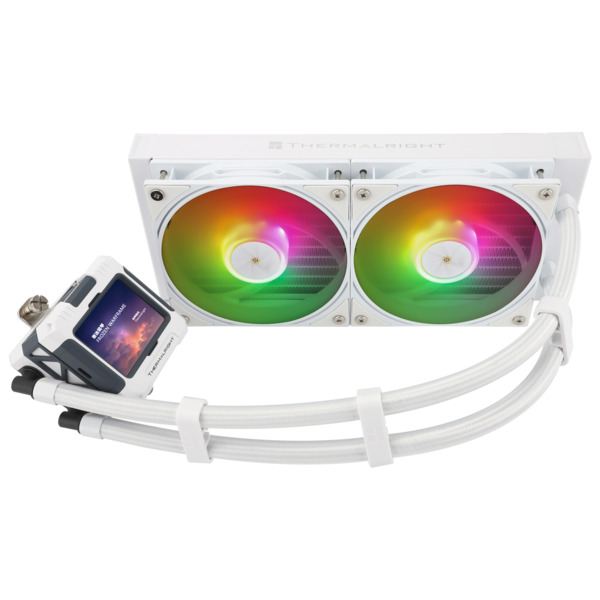 Thermalright Frozen Warframe 240 ARGB AIO LCD - v&auml;tskekylare, Vit