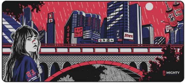 Mighty Setup Furusato Gaming Mousepad, 900x400 mm, Black