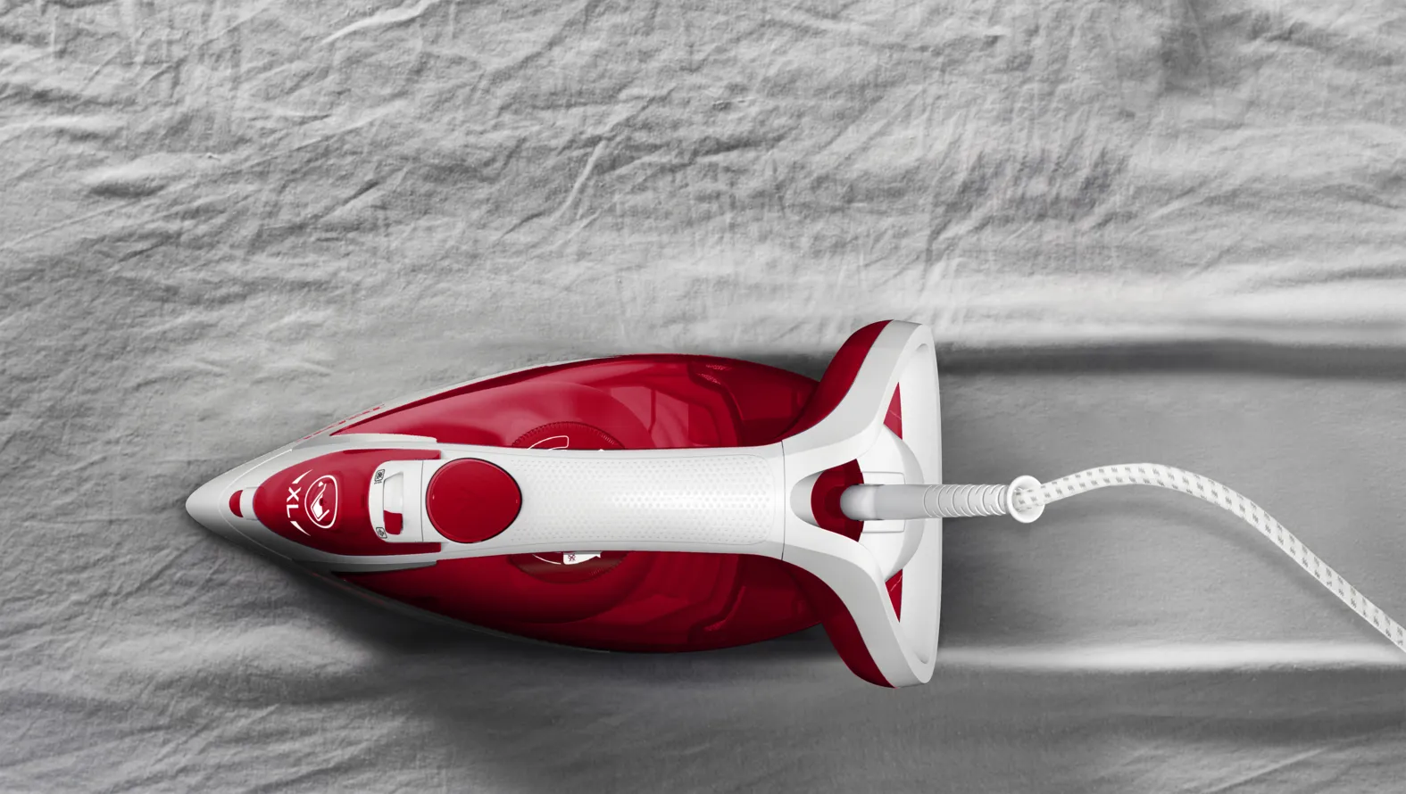 Tefal steam iron FV 5717 white / red
