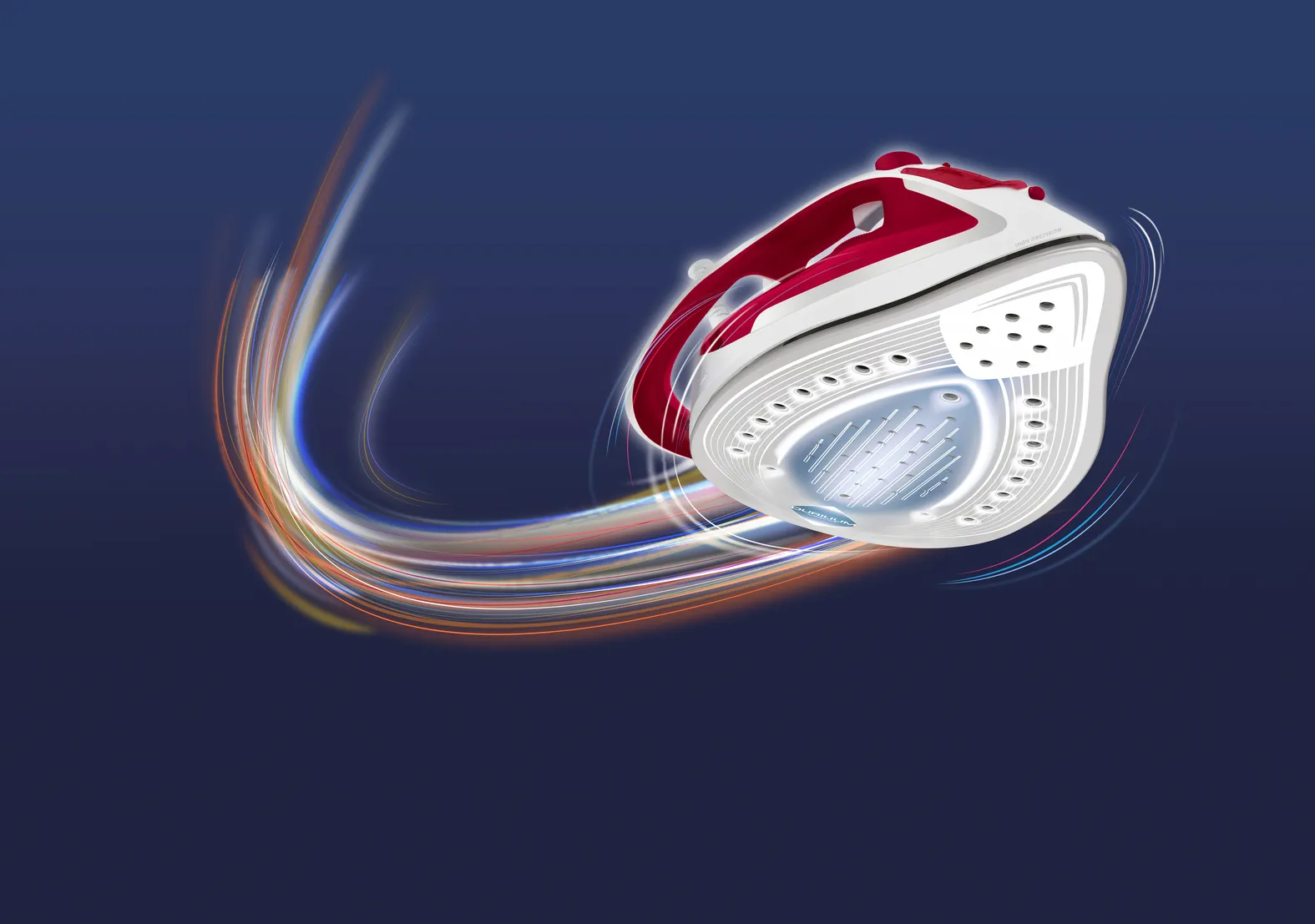 Tefal steam iron FV 5717 white / red