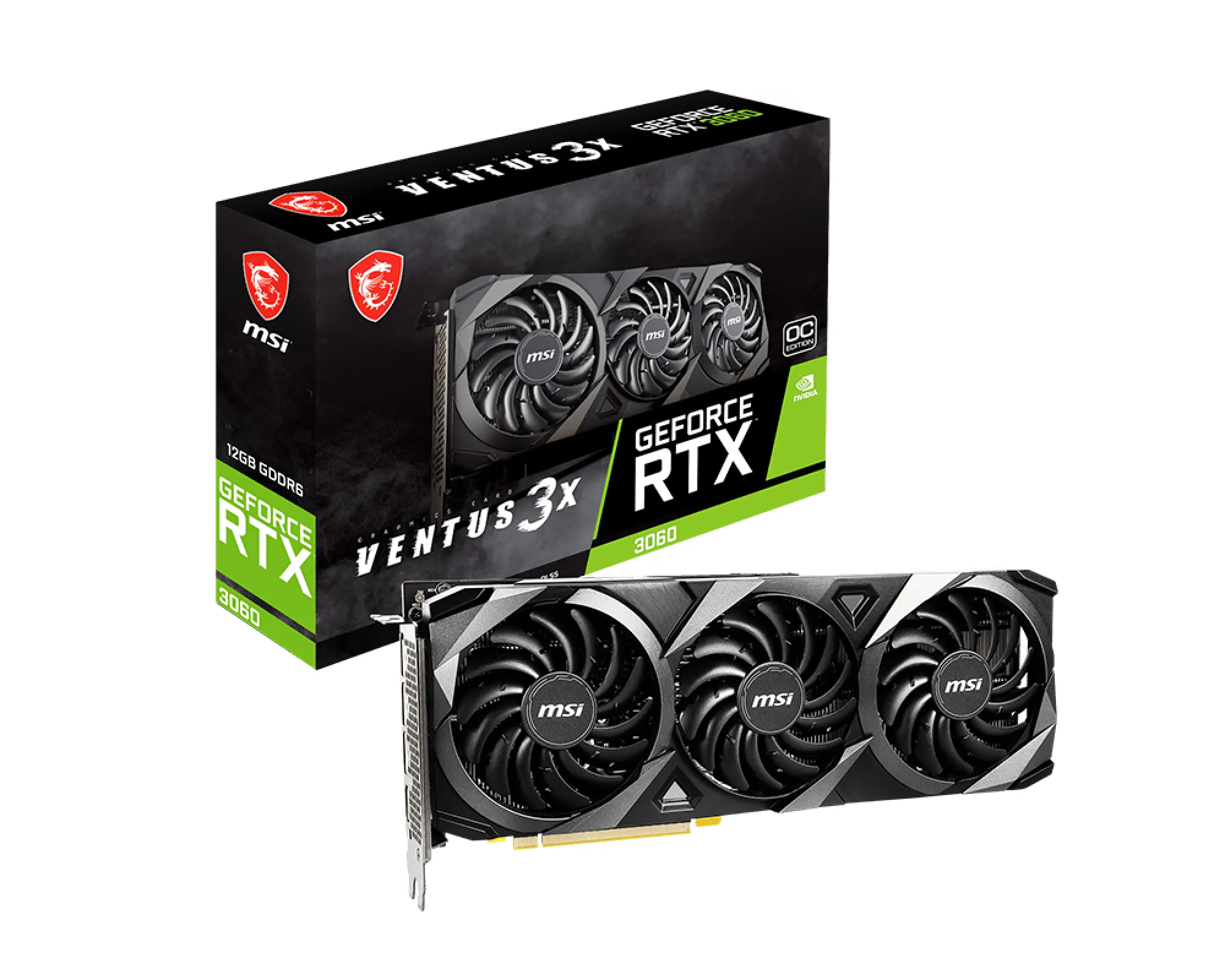 MSI GeForce RTX 3060 Ventus 2X OC 12GB - Graphics card