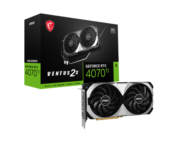 MSI GeForce RTX 4070TI VENTUS 2X OC 12GB - graphics card