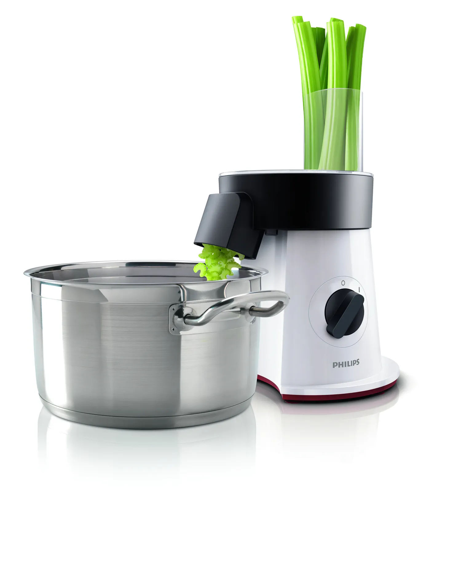 Philips Viva Collection SaladMaker HR1388 K&oslash;kkenmaskine Stjernehvid/sort/r&oslash;d