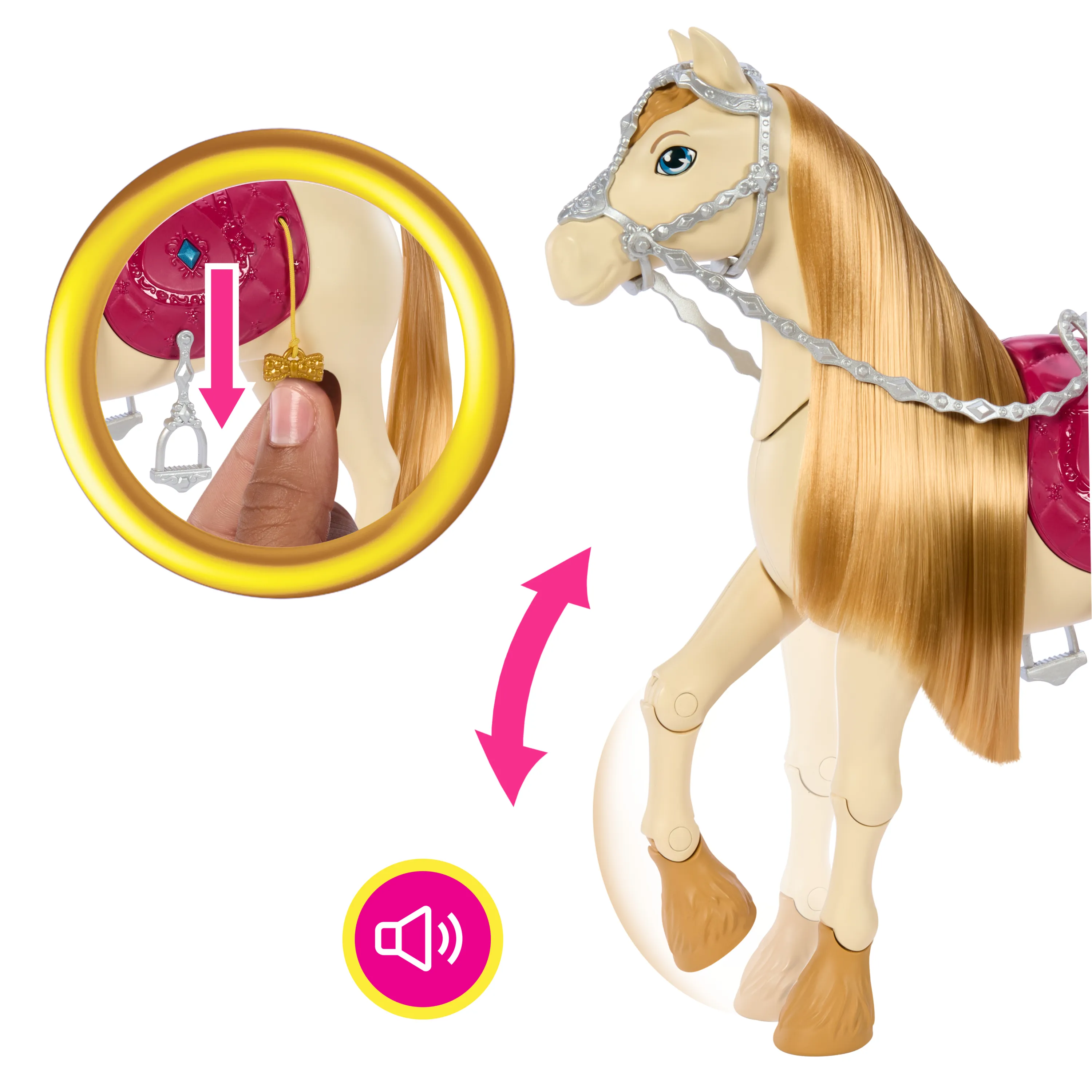 Mattel Barbie Mysteries: The Great Horse Chase - Dance and Show Horse, Play Figure