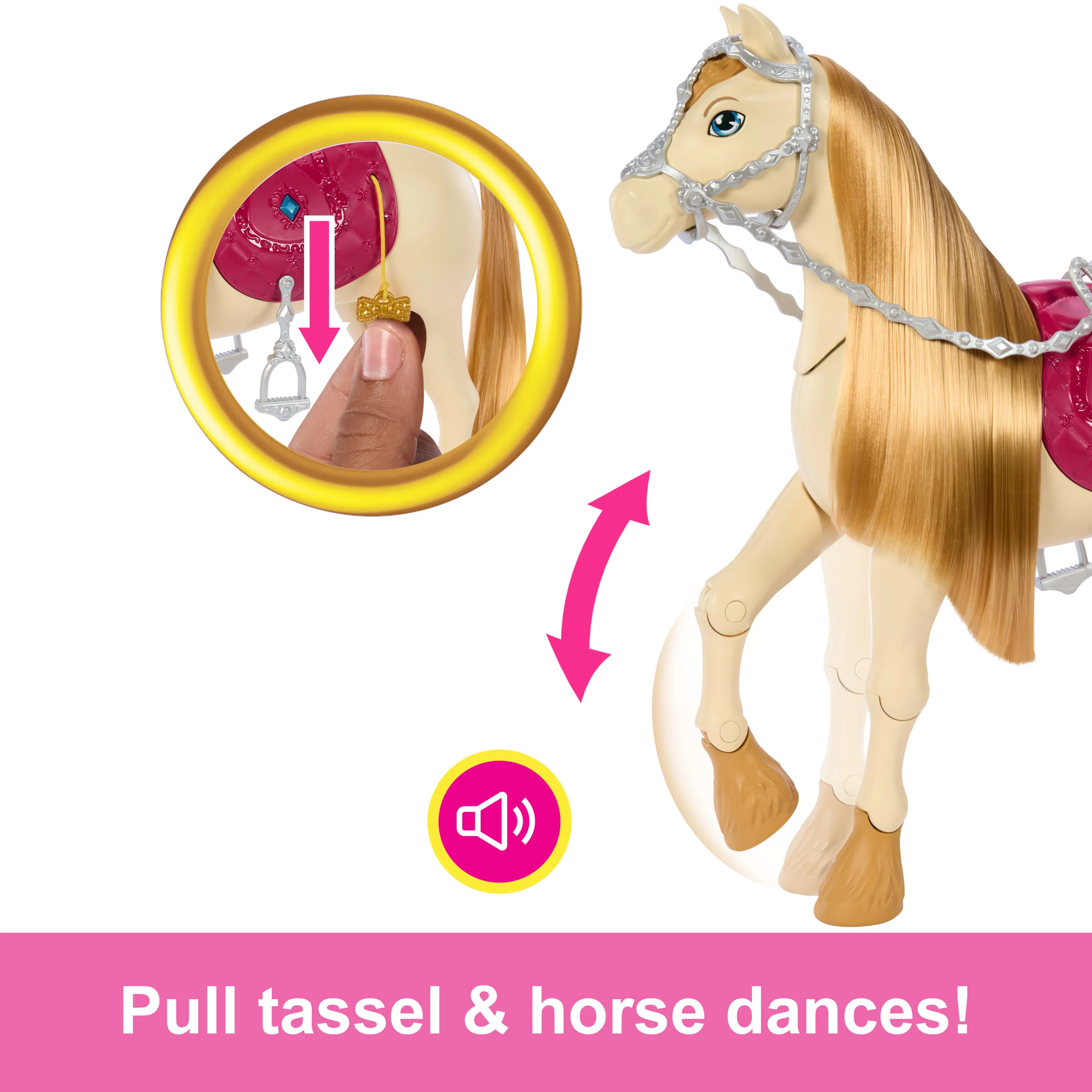 Mattel Barbie Mysteries: The Great Horse Chase - Dance and Show Horse, Play Figure