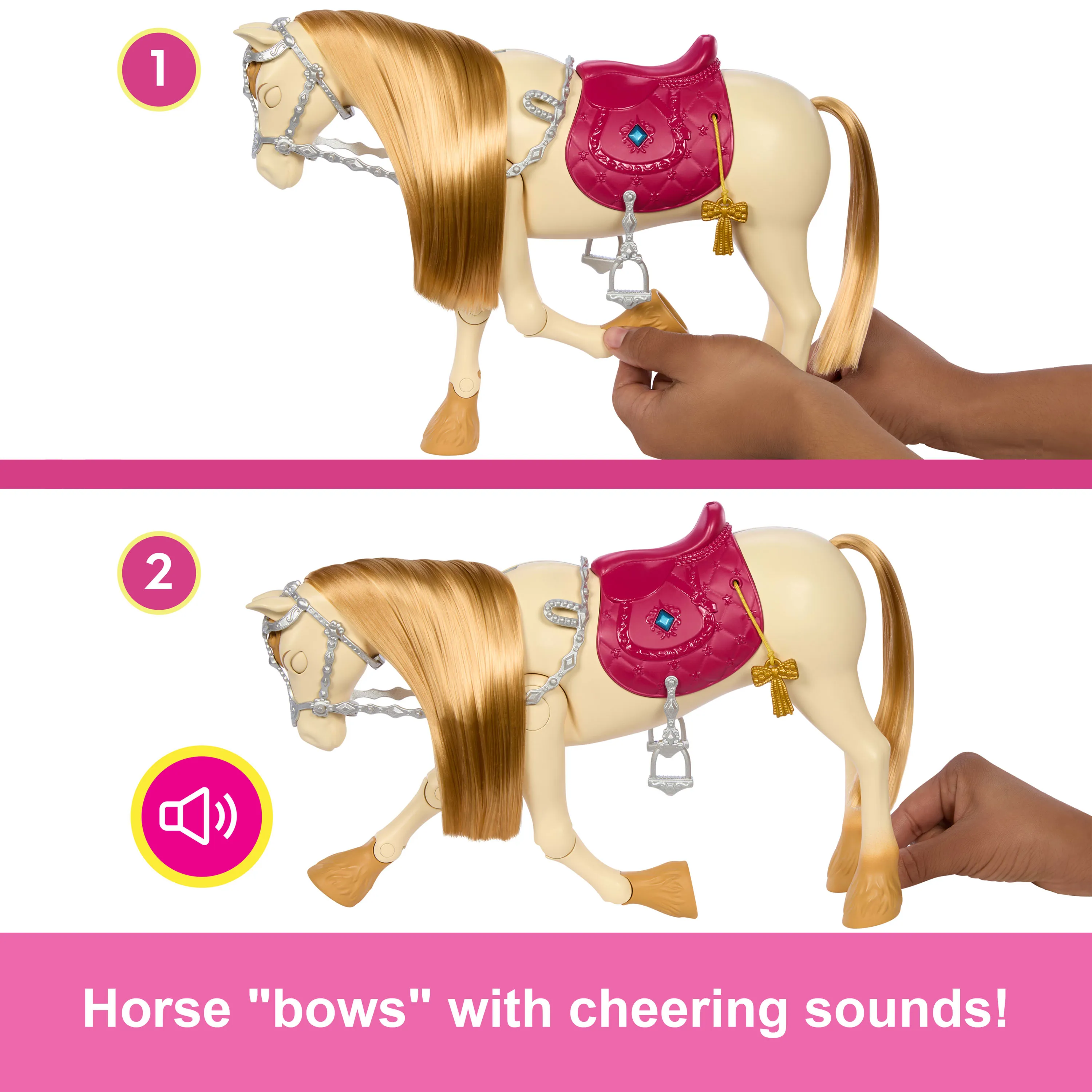 Mattel Barbie Mysteries: The Great Horse Chase - Dance and Show Horse, Play Figure