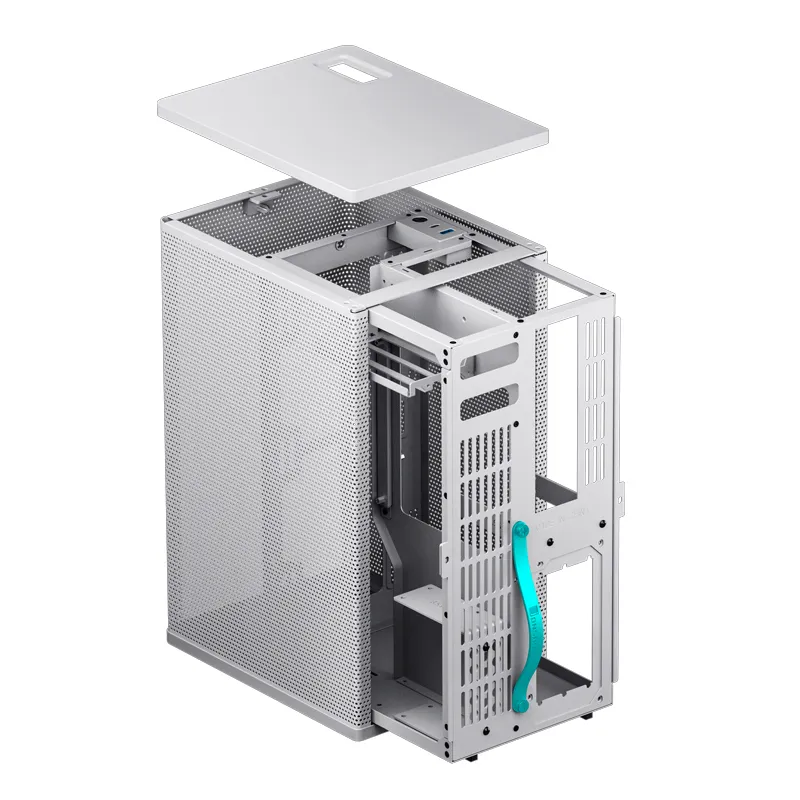 Jonsbo VR3 -mini-ITX -kotelo, valkoinen, PCIe 4.0