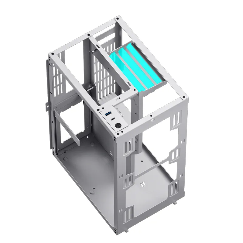 Jonsbo VR3 -mini-ITX -kotelo, valkoinen, PCIe 4.0