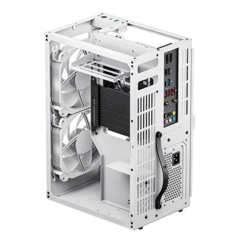 Jonsbo VR3 -mini-ITX -kotelo, valkoinen, PCIe 4.0