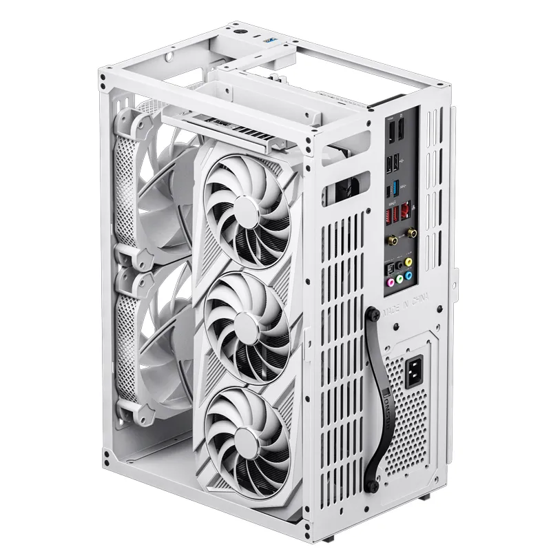 Jonsbo VR3 -mini-ITX -kotelo, valkoinen, PCIe 4.0