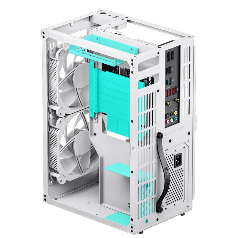 Jonsbo VR3 -mini-ITX -kotelo, valkoinen, PCIe 4.0