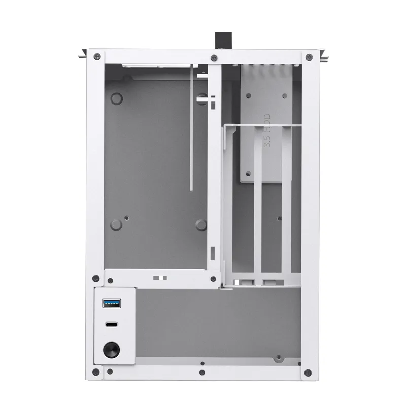 Jonsbo VR3 -mini-ITX -kotelo, valkoinen, PCIe 4.0