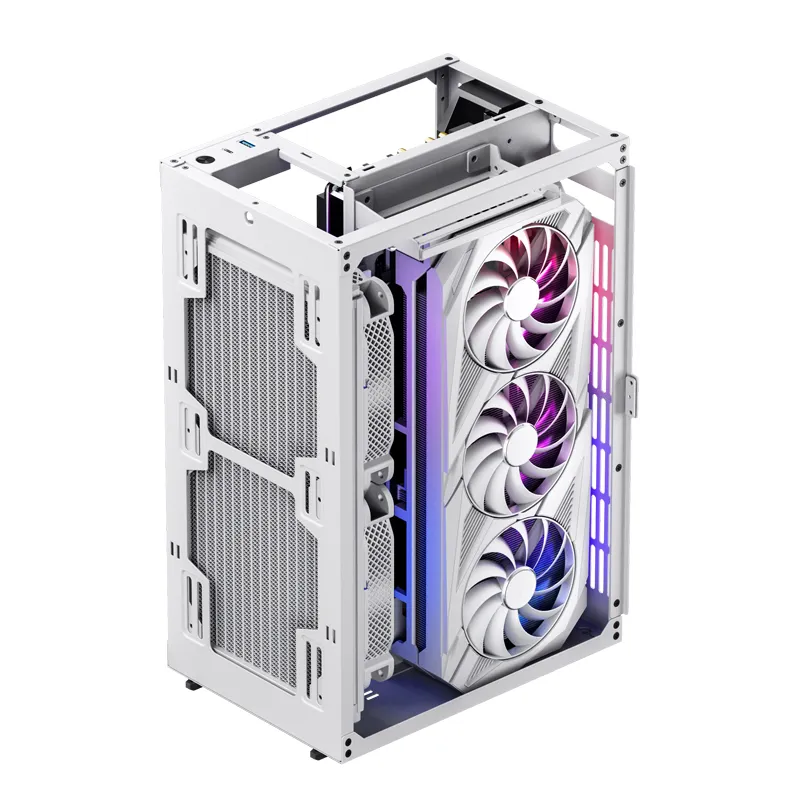 Jonsbo VR3 -mini-ITX -kotelo, valkoinen, PCIe 4.0