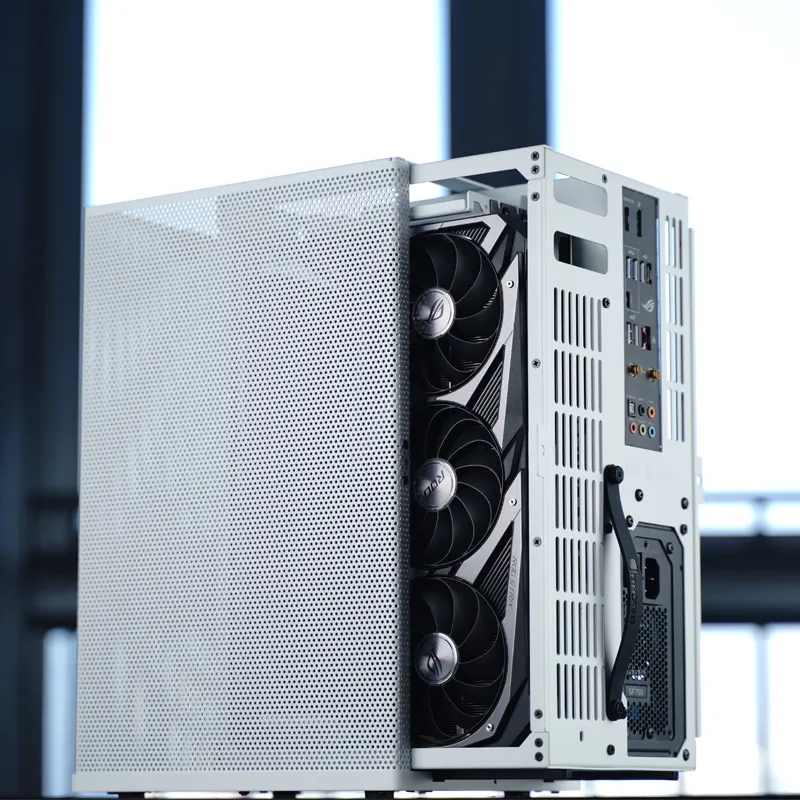 Jonsbo VR3 -mini-ITX -kotelo, valkoinen, PCIe 4.0