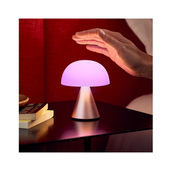 Lexon Mina M B&auml;rbar LED-lampa - M&ouml;rkbl&aring;