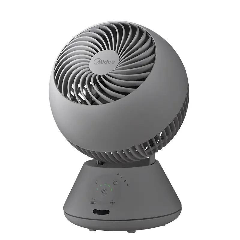 Midea MFT302R0BPK Table and Floor Fan, Grey, 5 Speeds, Timer, Oscillation