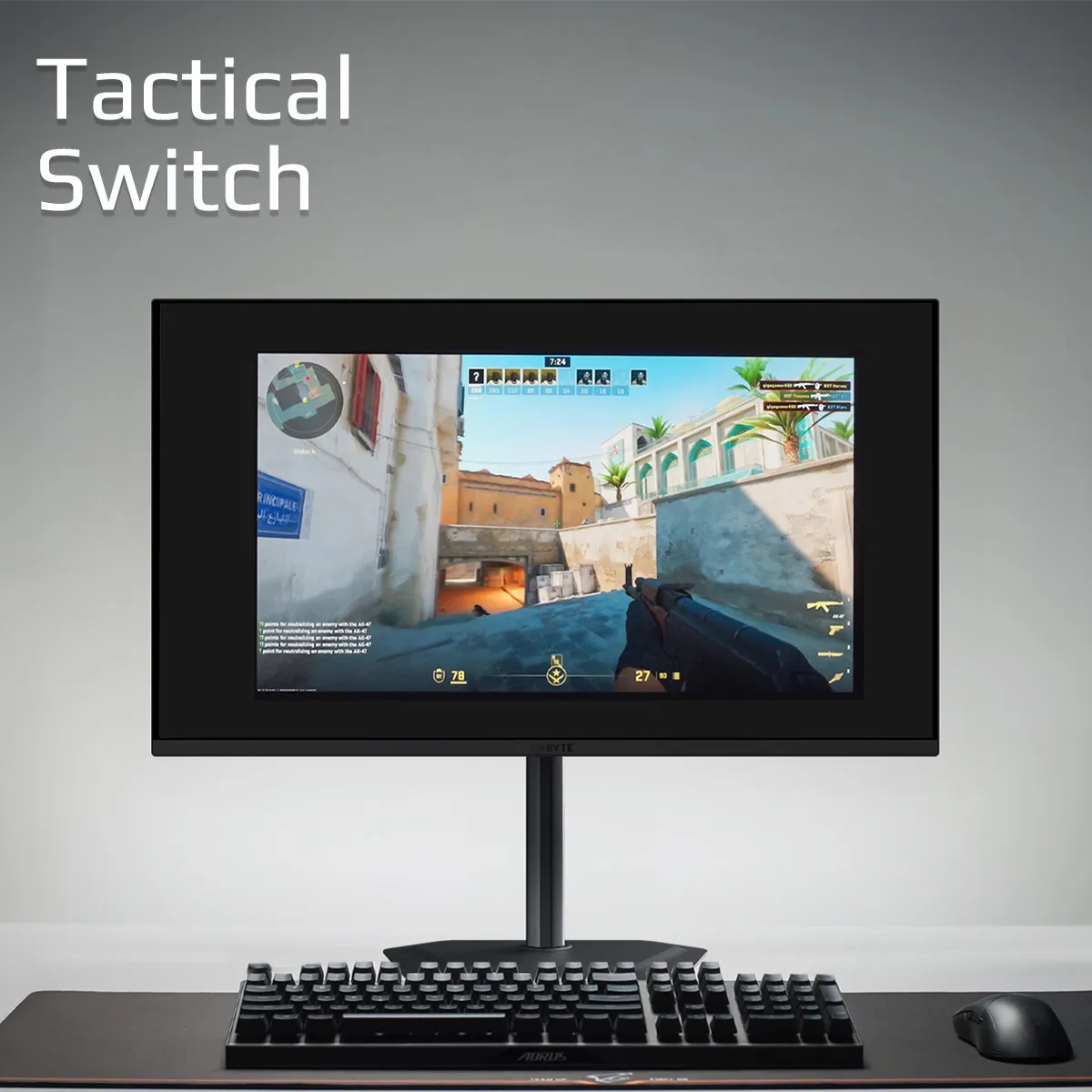 GIGABYTE MO32U 31.5" 4K UHD, OLED Gaming Monitor with USB-C hub