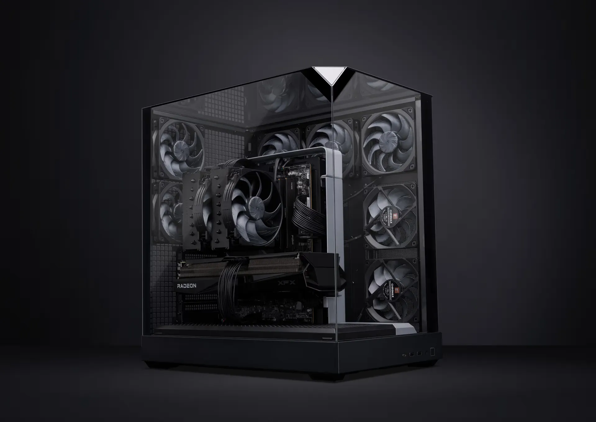 Noctua NF-A12x25 G2 PWM chromax.black Fan, SSO2 bearing, 120mm, Black