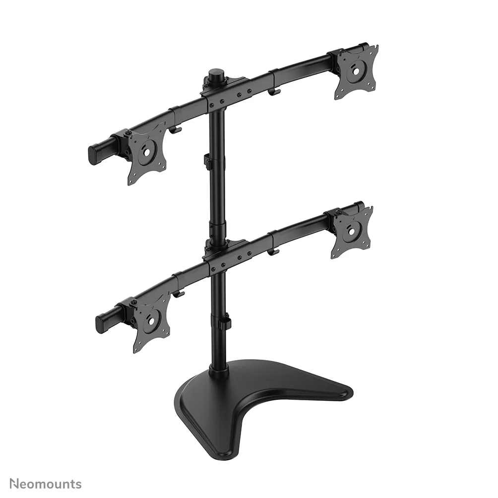 NEWSTAR NM-D335D4BLACK-p&ouml;yt&auml;teline nelj&auml;lle n&auml;yt&ouml;lle 10-27", 32 kg, musta