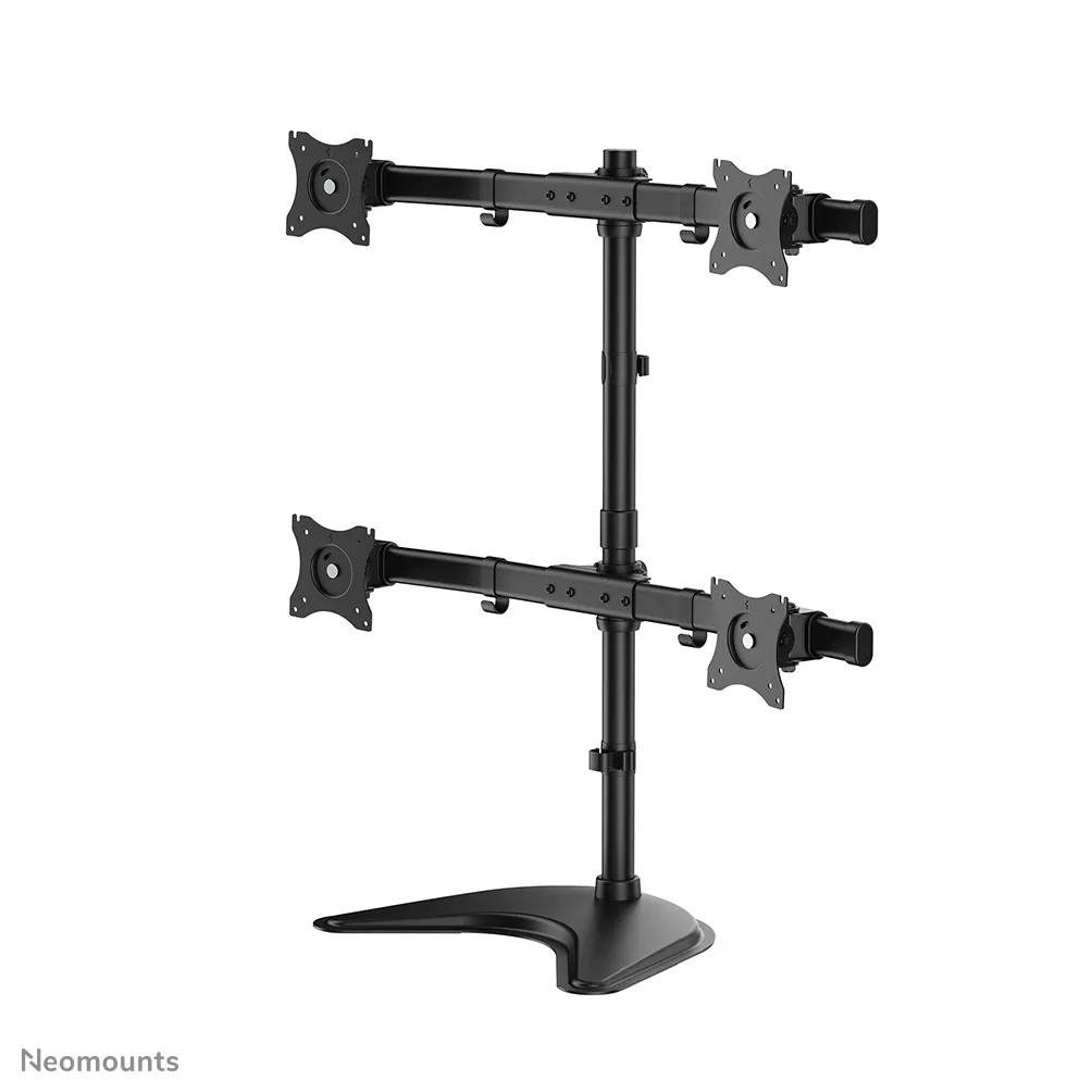 NEWSTAR NM-D335D4BLACK-p&ouml;yt&auml;teline nelj&auml;lle n&auml;yt&ouml;lle 10-27", 32 kg, musta