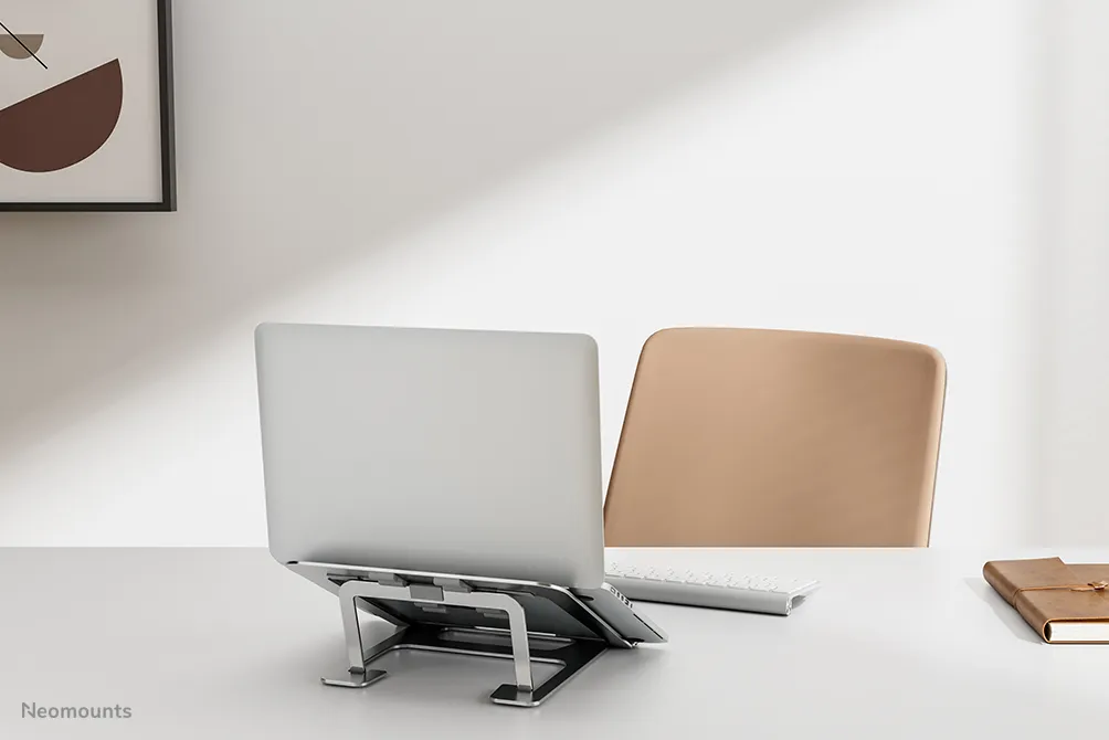 NEWSTAR NOTEBOOK DESK STAND SILVER (ERGONOMIC)