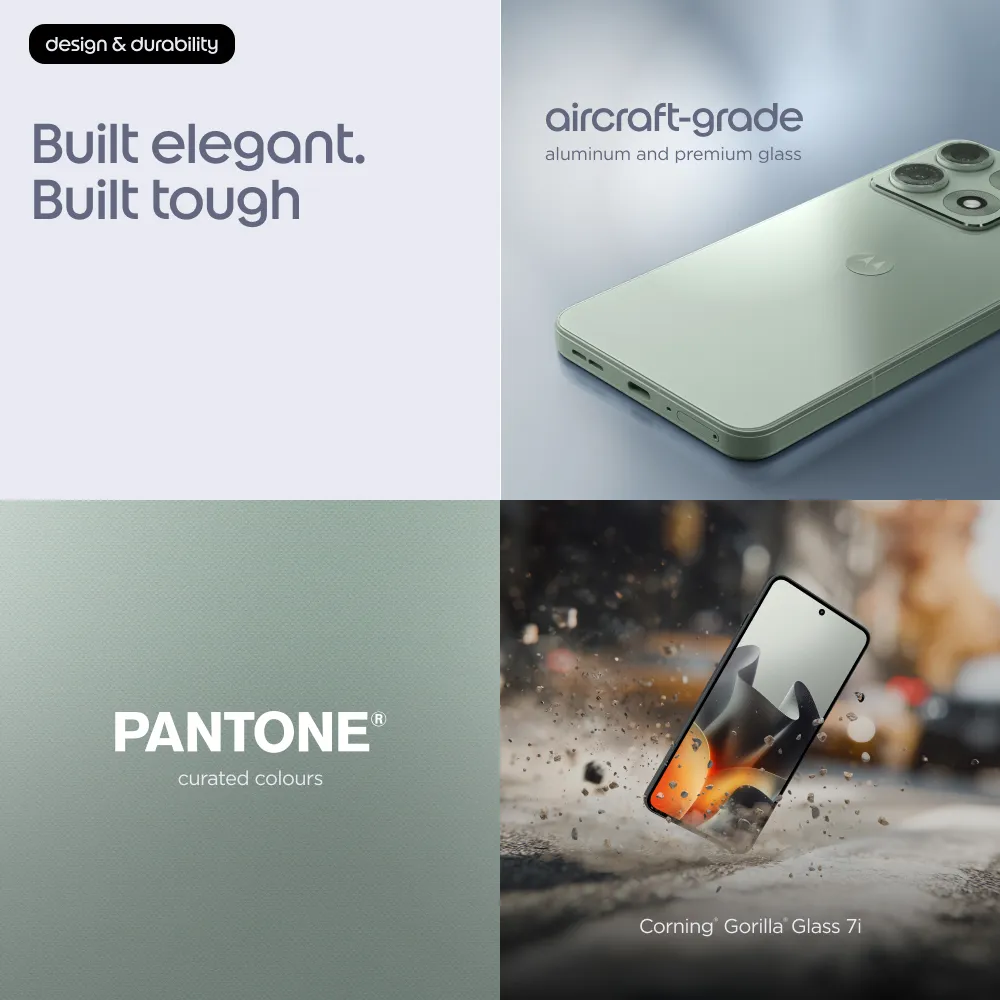 Motorola Edge 70 Max 8/256GB, PANTONE Aqua Gray
