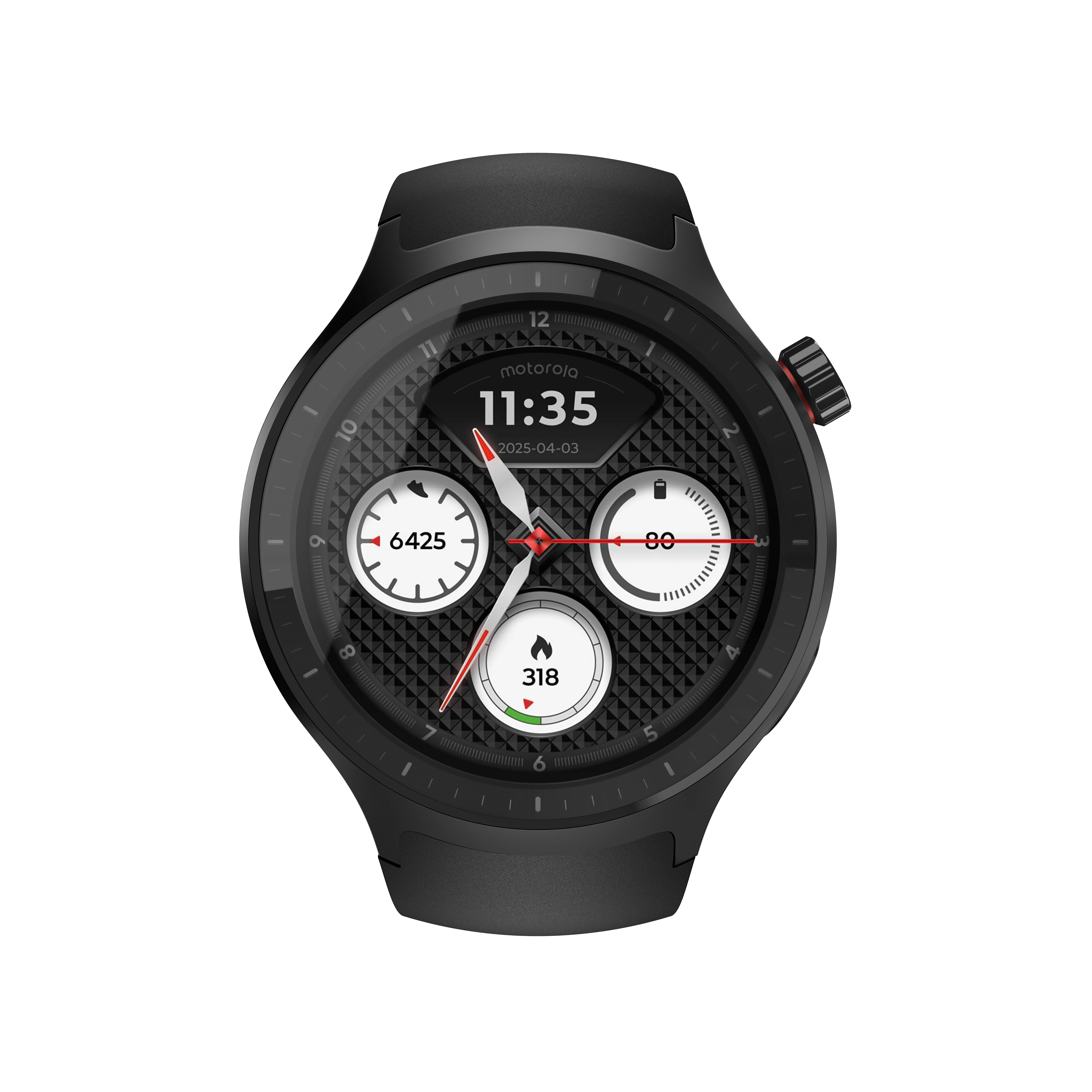 Motorola Moto Watch 47mm smartklocka, volcanic ash