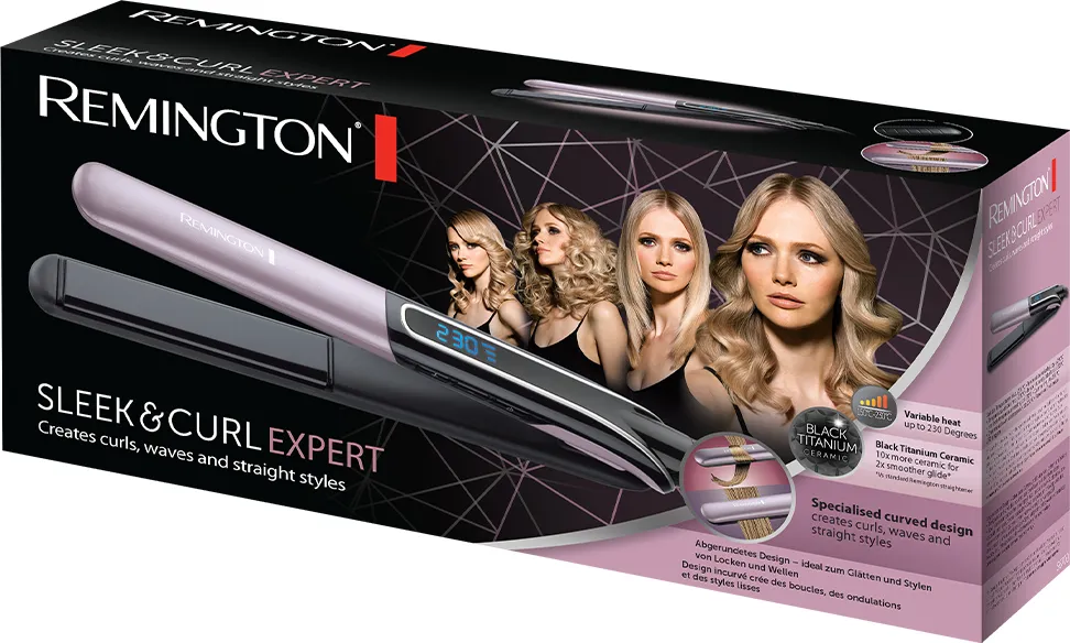 Remington S6700 Sleek &amp; Curl Expert - hair straightener
